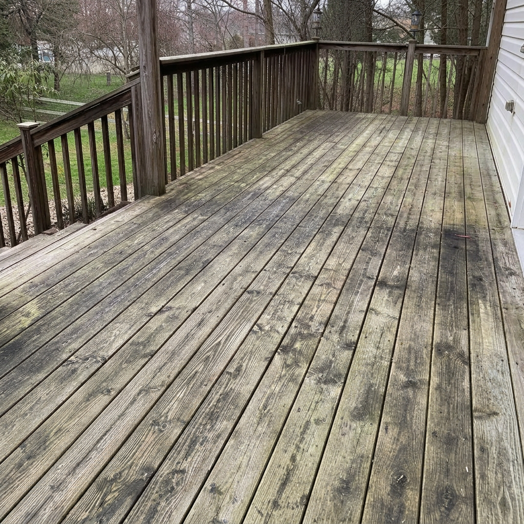 Decks & Fences — before