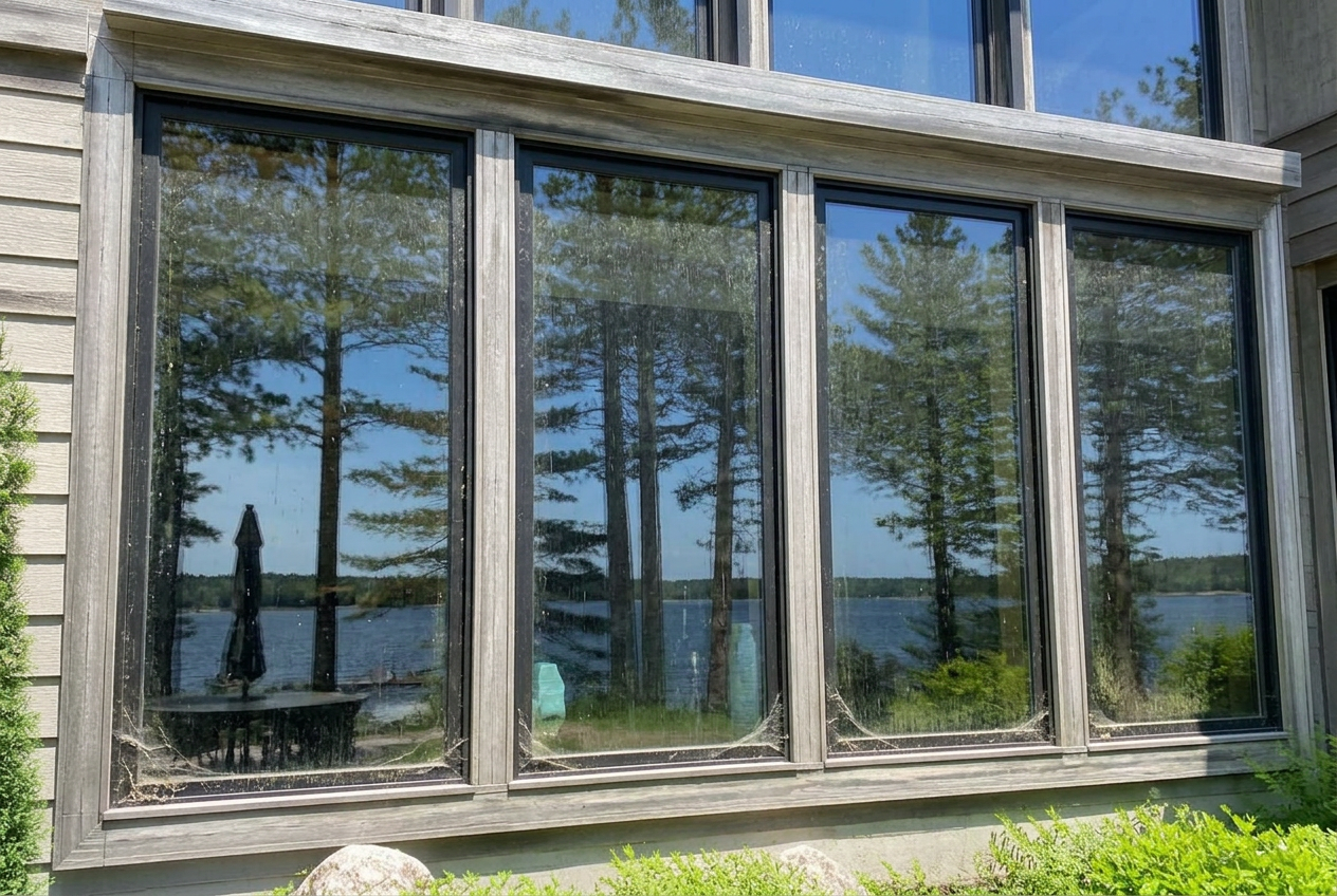 Window Cleaning — before
